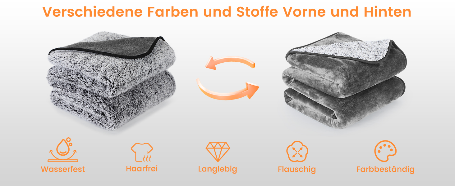 PETTOM Деки для собак Водонепроникні, Деки для собак на диван 152 x 127 см, Деки для собак з Sherpa та Flanell, Деки для домашніх тварин М'які, Можна прати в пральній машині L: 152*127 см Темно-сірий