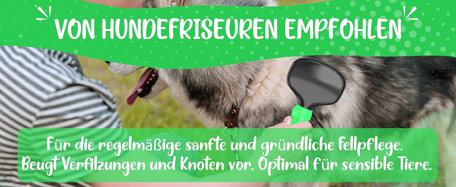 М'яка щітка для котів та собак, TESTURTEIL – переможець у порівняннях, захисні нопочки для чутливої шкіри, розмір M