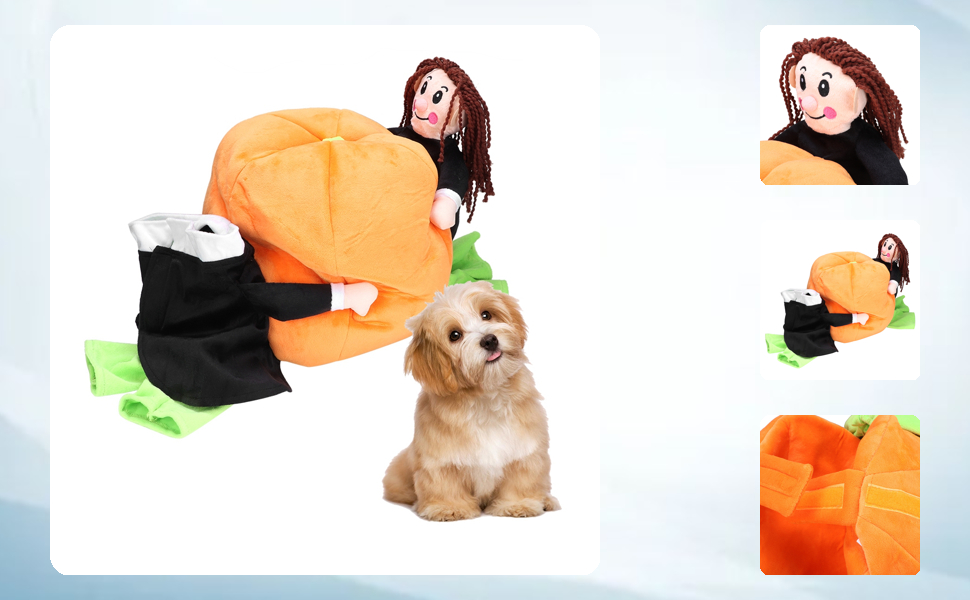 Костюм для собак Pssopp: кумедний 3D костюм на Хелловін з бавовни для собак та котів (S)