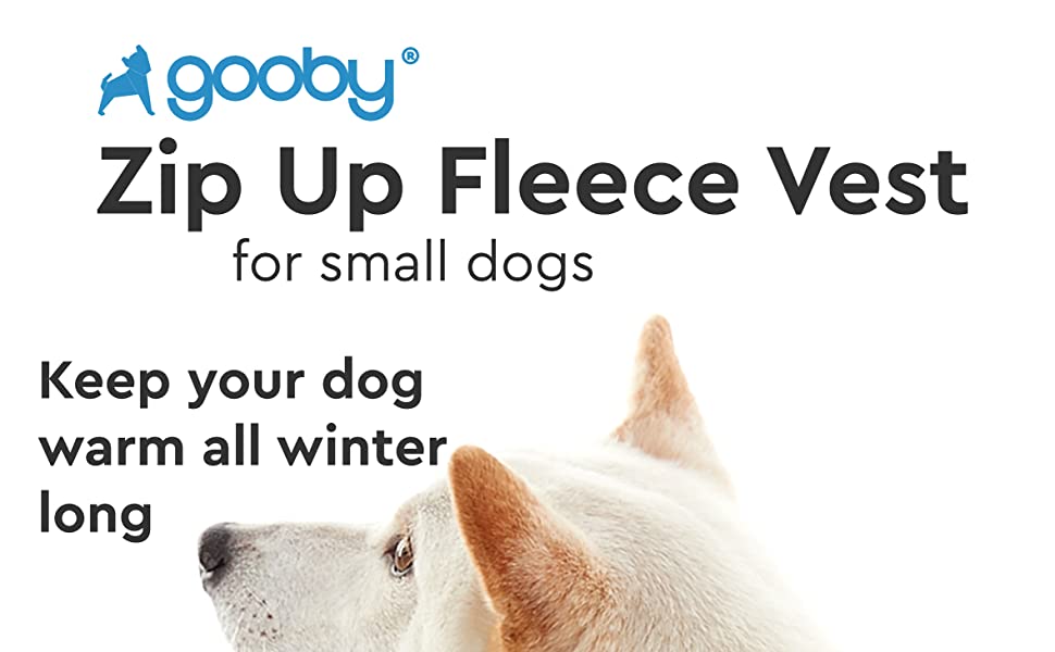 Тепла жилетка GOOBY для маленьких собак, червона, розмір L