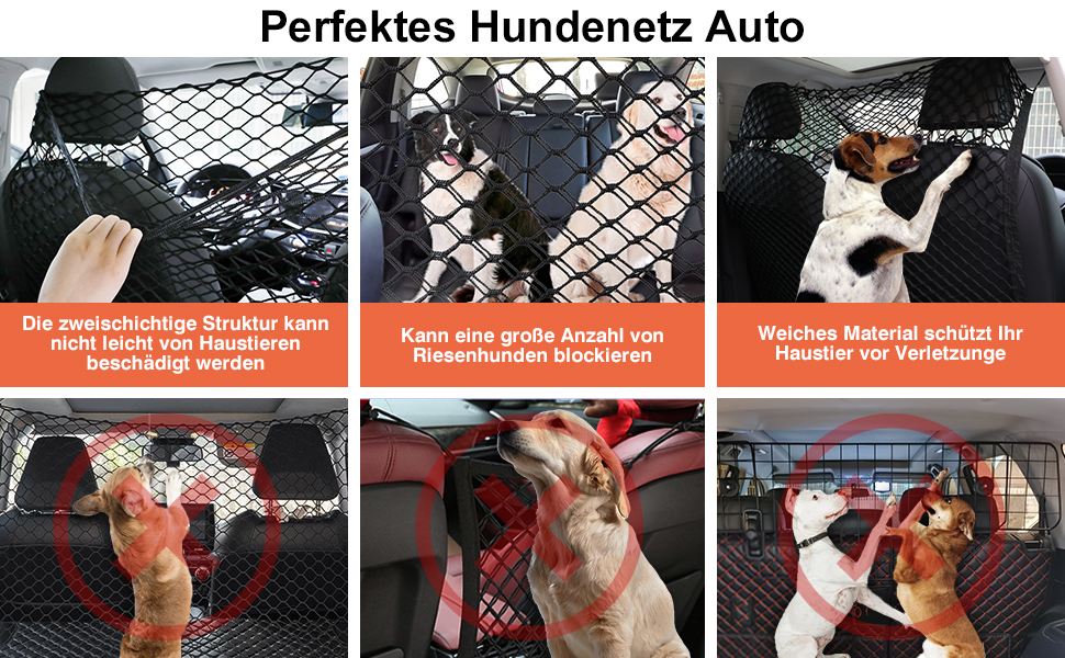 Сітчаста перегородка для тварин в авто, регульована, Oxford, 120x85 см