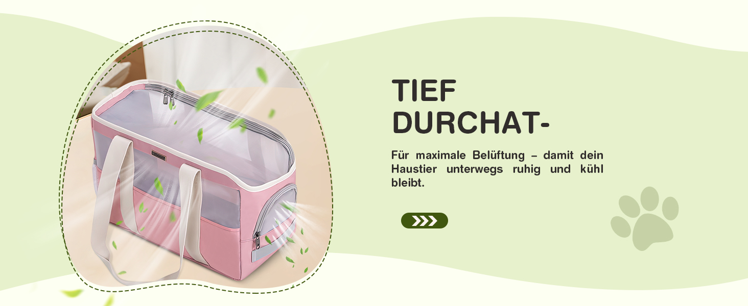 М'яка переноска для собак та котів ALLSOPETS, складана, дихаюча, з поводком, легка, для подорожей, до ветеринара, на вулицю (небесно-блакитний)