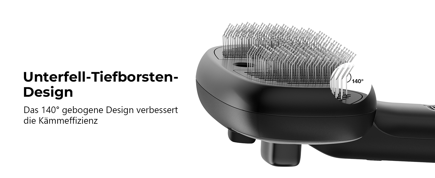 Парфумерна щітка для котів Pecute з функцією розпилення, масажна щітка для видалення шерсті, чорна