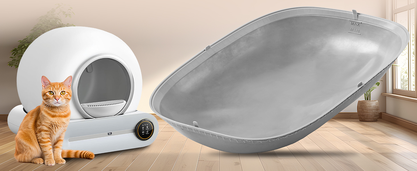 Електричний килимок для котячого туалету XQDKoon, силіконовий, вологостійкий, заміна для самоочисного дна котячого туалету