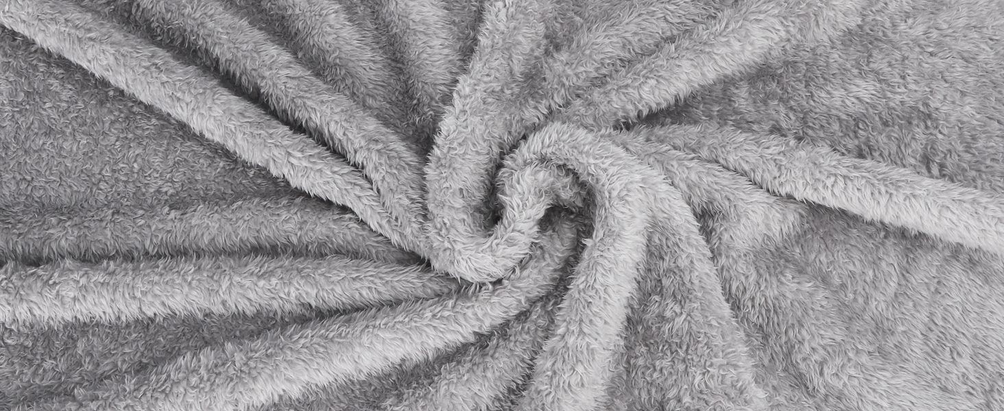 М'яка флісова підстилка для собак і котів Nobleza, 160 x 120 см, світло-сіра