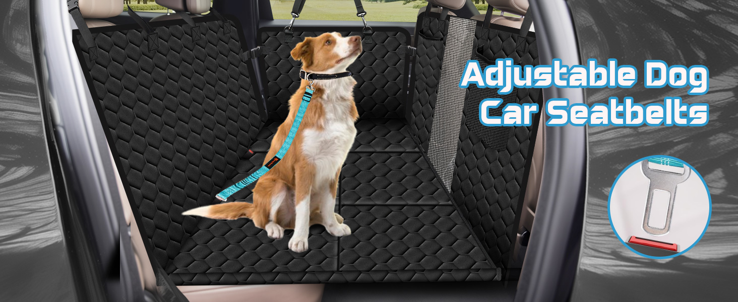 Водонепроникний килимок для собак у машину, XXL, помаранчевий - захист заднього сидіння