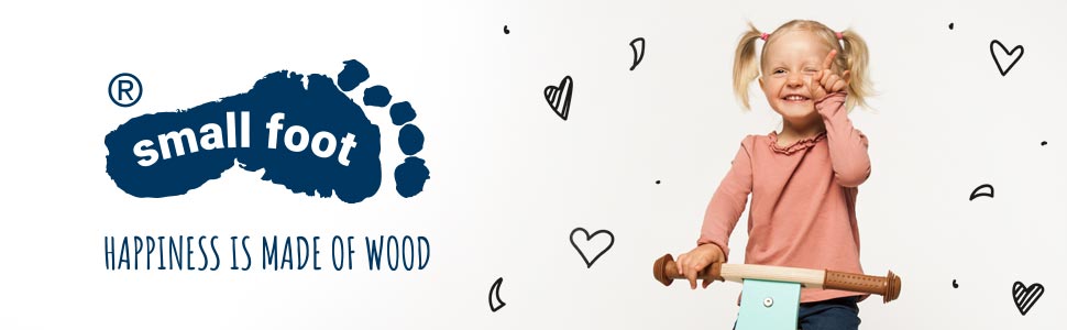 Набір для догляду за конем Small Foot: дерев'яні аксесуари для гри, іграшки для дітей