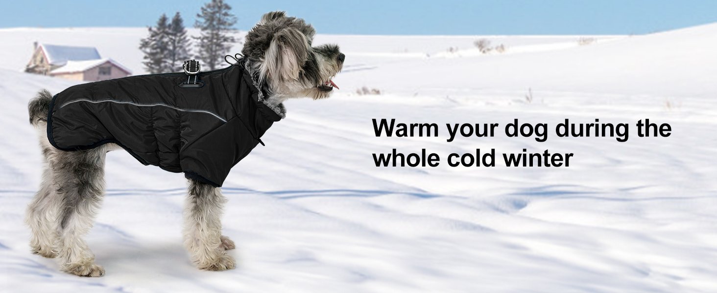 Теплий зимовий одяг для собак Savlot: водонепроникна куртка з флісовою підкладкою (L, жовтий)