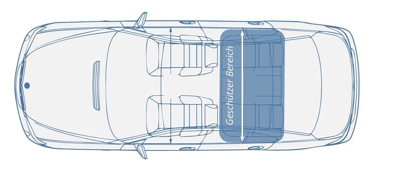 Кришка для автосидіння для собак Pointer, 125 см, сіра - захист заднього сидіння, водонепроникна, миється до 95°C