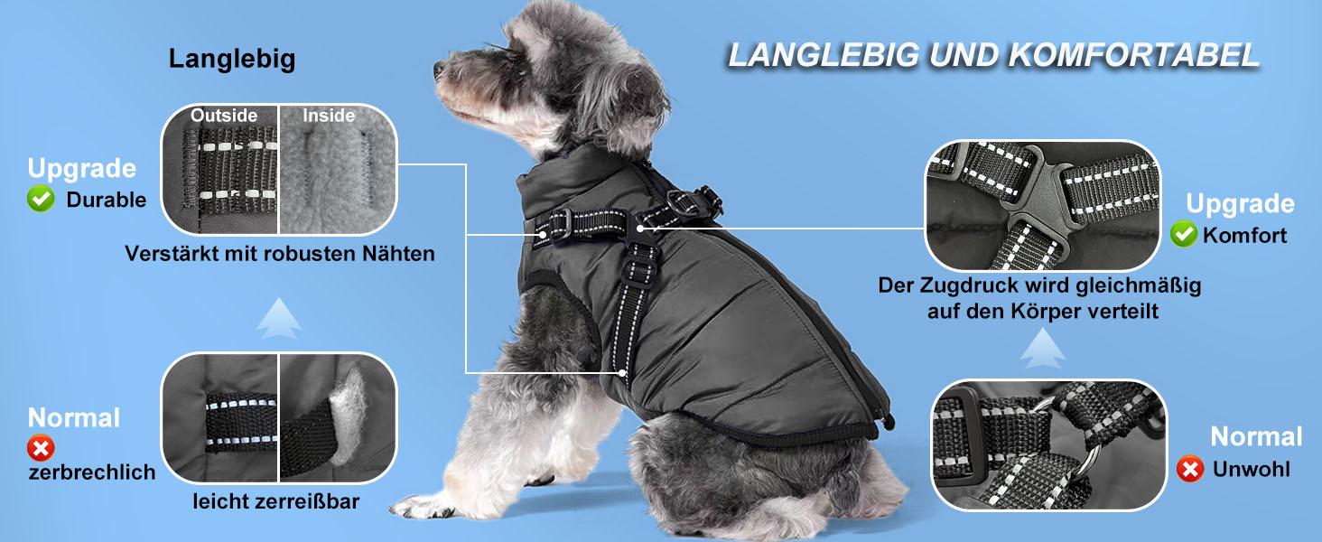 Водонепроникний теплий жилет для собак Французького бульдога, жилет для собак з кріпленням для шлейки, різні розміри, фіолетовий, розмір 10 (обхват грудей 31-36 см)