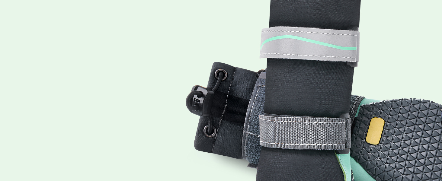 Зимові чоботи для собак, захист подушечок лап, водонепроникні. Розмір 6, чорний колір