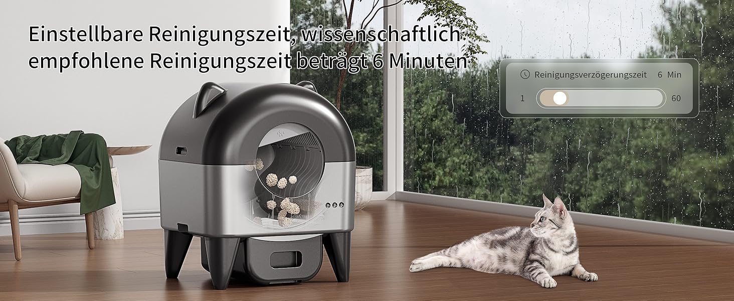 Автоматичний лоток для котів Katzenklo 110л, для кількох тварин, з дезодорацією та додатком