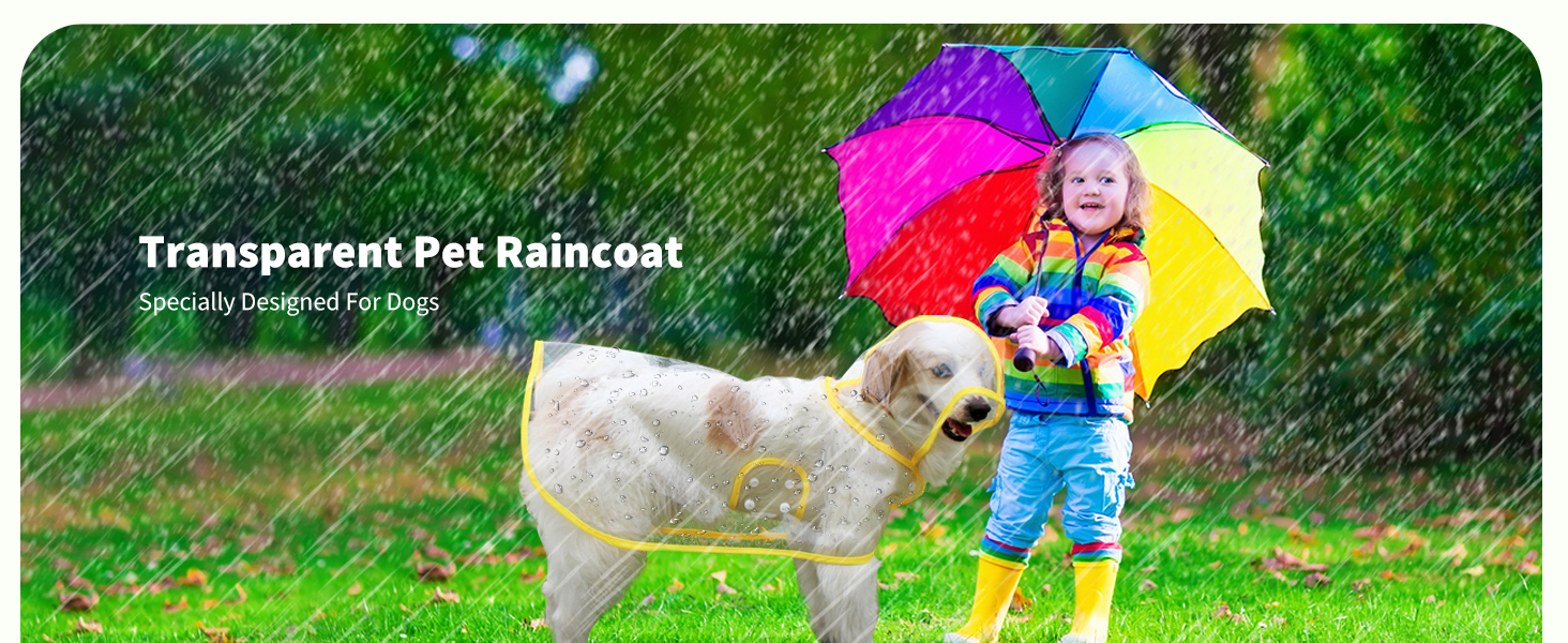 Дощовик для собак PETCUTE, водонепроникний, з капюшоном, PVC, дихаючий, для середніх та великих собак, рожевий