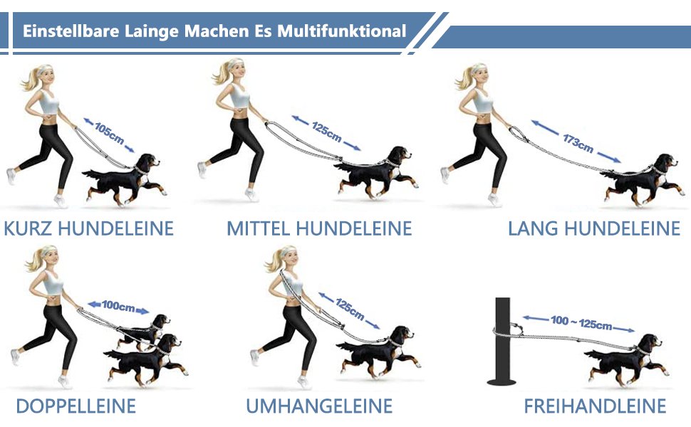 Набір повідця та нашийника для собак з м'якої шкіри (2м) - регульований поводок, стильна фурнітура Rose Gold, нейлонові повідці та нашийники для цуценят, собак маленьких, середніх та великих порід. Violett,M (обхват шиї 35-50см, ширина 2.5см). Колір: фіолетовий, блакитний