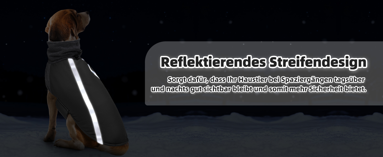 Зимовий теплий пуховик для собак SlowTon з флісу, водонепроникний та вітронепроникний, з нашийником-гетром та світловідбиваючими смугами, регульований, для цуценят, розмір M+, червоний