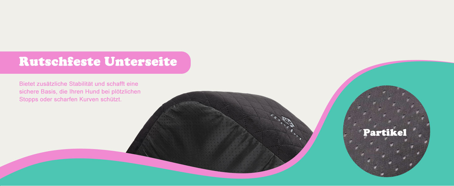 Автомобільний лежак для собак iPetba: комфортний, миючий, для собак до 15 кг, чорний