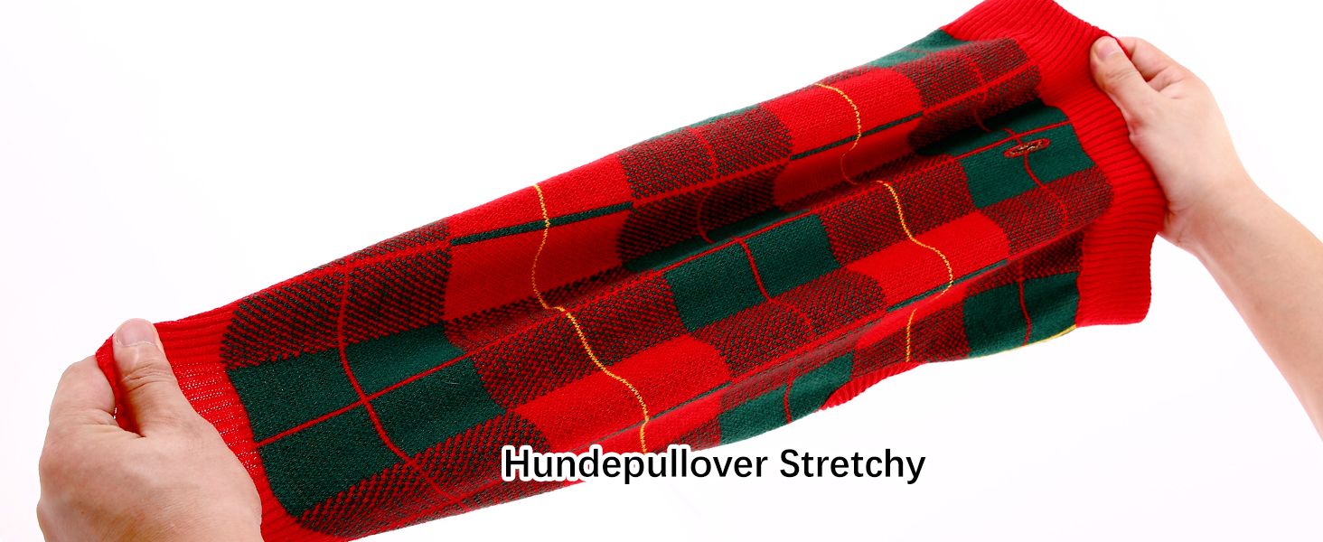 Пуловер для собак KATZINST, теплий флісовий пуловер для маленьких собак, різдвяний пуловер для Французького бульдога, Дакселя, Чихуахуа, Йоркшира, червоно-чорний, XS