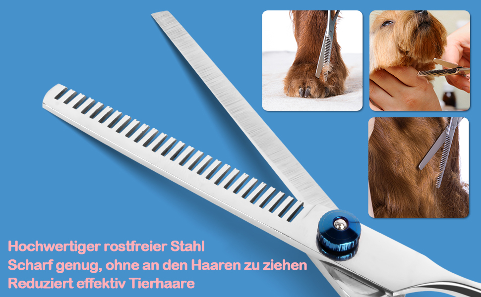 Ножиці для грумінгу собак, ножиці для догляду за шерстю, фінішна ножиця, вигнуті ножиці, з нержавіючої сталі, чорний колір