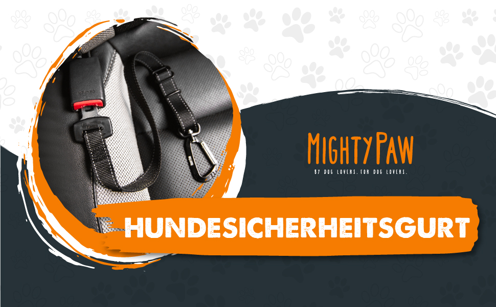 Автогурт для собак Mighty Paw: регульований, для маленьких та великих собак, безпечний, з пряжкою, для цуценят