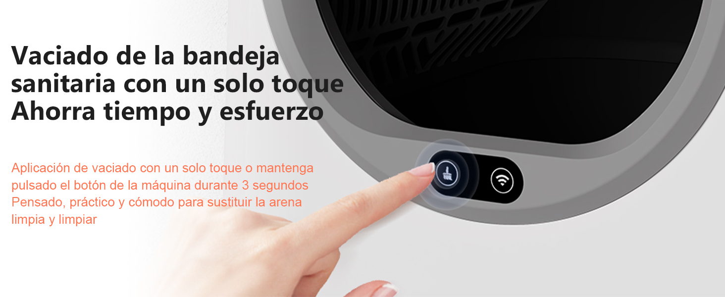 Автоматичний лоток для котів Katzenklo Selbstreinigend, 65л, XXL, з керуванням через додаток, для 2+ котів