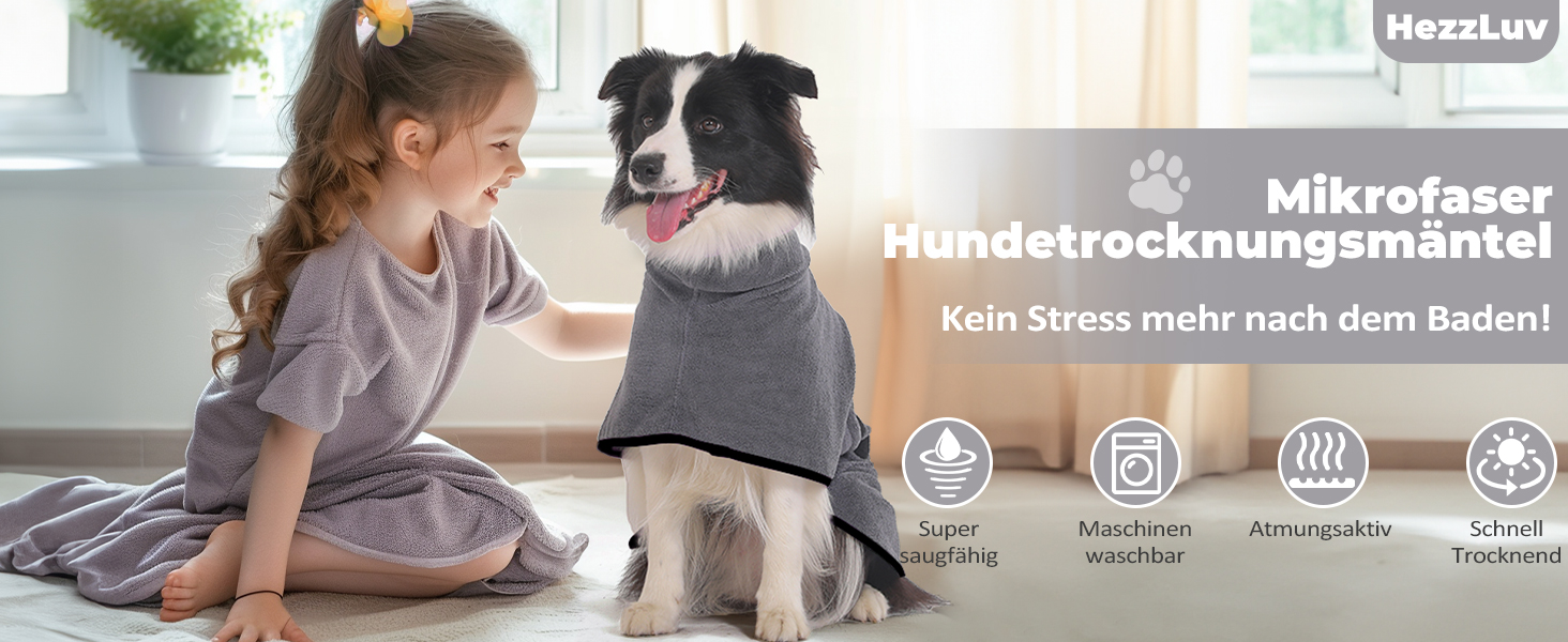 Рушник для собак, мікрофібра, середні та великі породи - сірий, швидко сохне, супер вбираючий, для собак та котів (чорний, XXL) XXL сірий (чорна сторона)