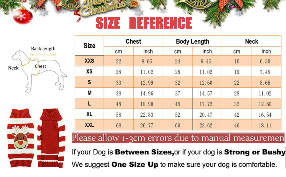 Пуловер для собак на Новий Рік: теплий в'язаний пуловер для домашніх тварин, теплий, модний, для святкування, подарунок, розмір XXL