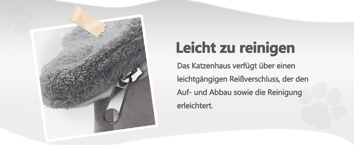 Кігтеточка-будиночок для котів Galatée, тепла та затишна, сіра, велика (L)