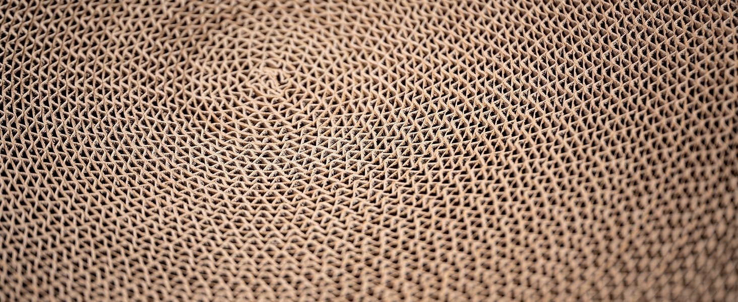 Кігтеточка для котів Petaureus Zylinder | Стильна та екологічна | Ø 40 см | Змінний вкладиш з переробленого картону