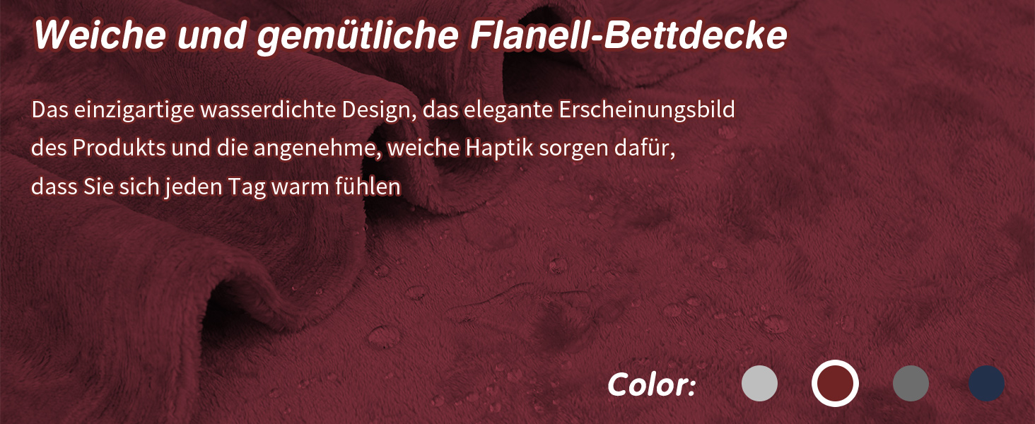 Водонепроникний килимок DUJUIKE для собак та котів, 76x102 см, бордовий (фланель)