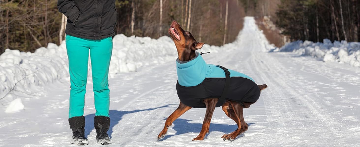 Водонепроникний зимовий теплий одяг для собак - куртка для маленьких, середніх та великих собак. Теплий одяг для собак з безпечними світловідбиваючими смугами для Лабрадорів, Чихуахуа, Французьких бульдогів. Зелений камуфляж
