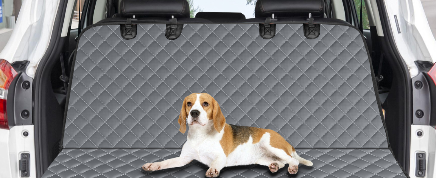 Кришка для автосидіння для собак JOEJOY, 135 x 144 см, сіра: захист від бруду, подряпин та води