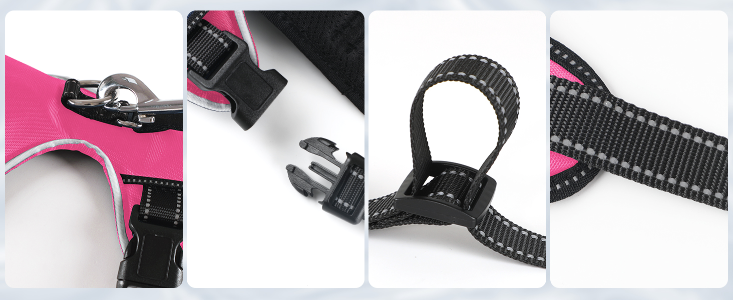 Світловідбиваючий нашийник для собак з LED, перезаряджуваний, зручний, водонепроникний, для середніх та великих собак, зелений (рожевий, M)