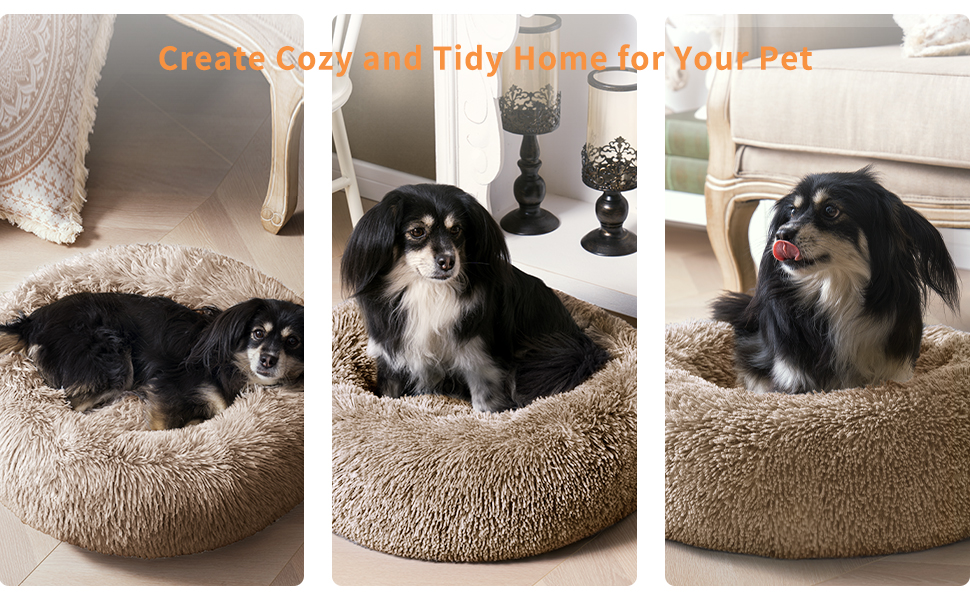 Кінець для собак та котів, Fulffy, 50х50 см, штучне хутро, самогріючий, неслизький, хакі