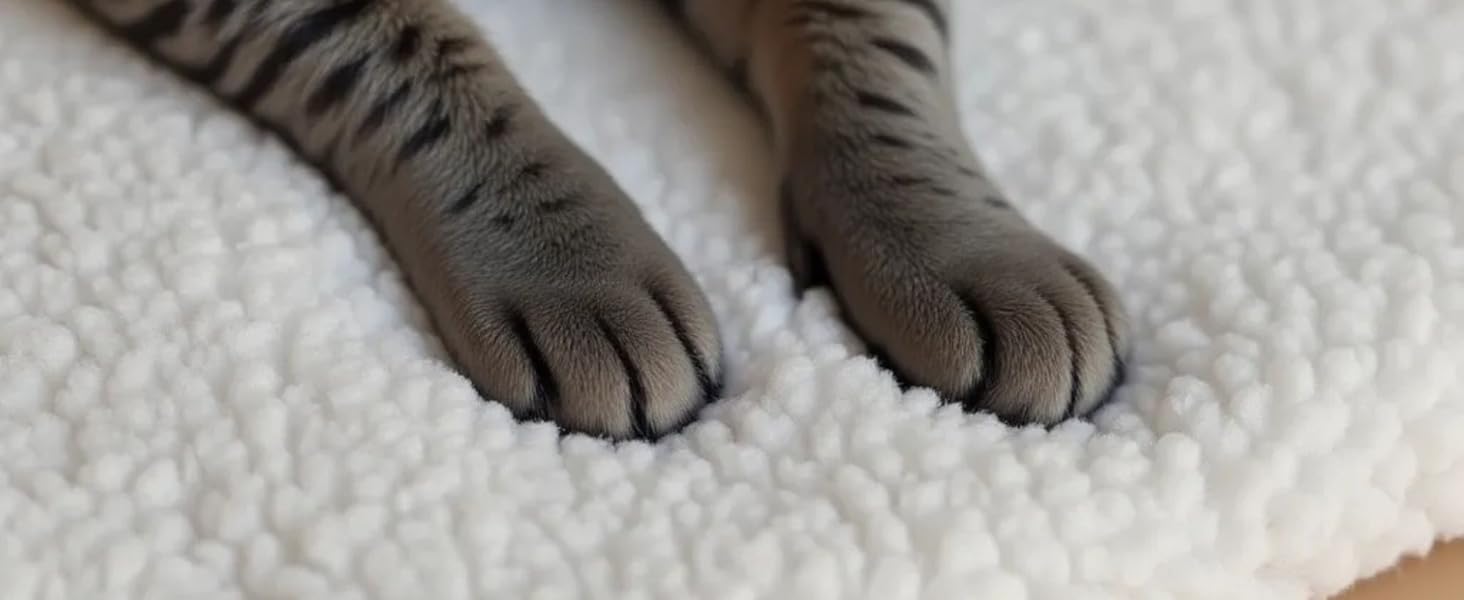 PiuPet Клітка-ліжко для котів на підвіконня 90x25 см | Нековзне ліжко для котів на підвіконня | М'яка, самонагріваюча ковдра для котів | Бежевий