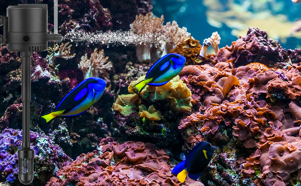 Акваріумний фільтр ITIY, безшумний, 25W, 2000L/H, з втяжним соском, для акваріумів 300-500L