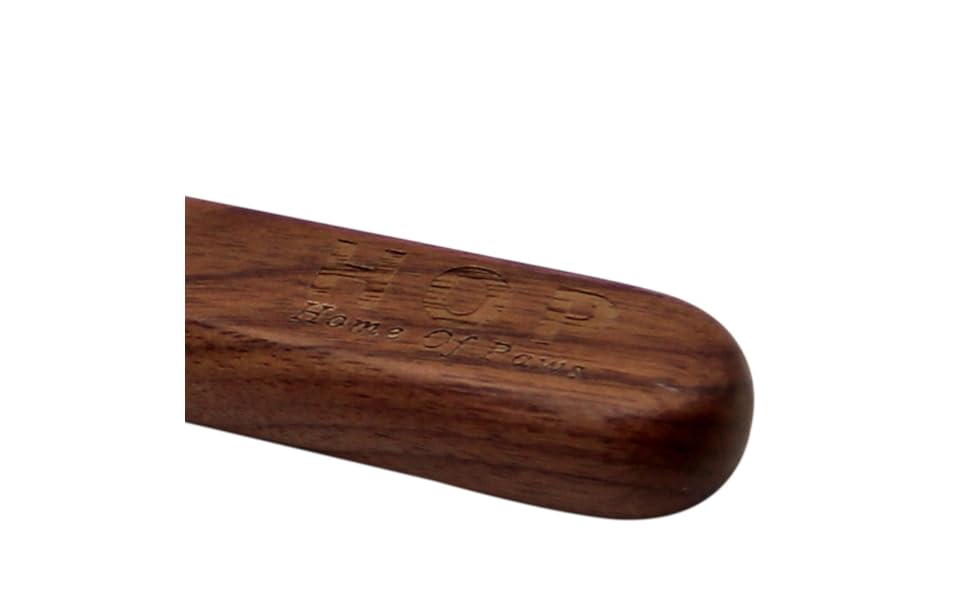 Гребінець для видалення підшерстка Besportble для собак та котів з нержавіючої сталі та ергономічною ручкою з дерева