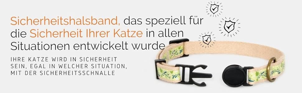 Набір нашийників для котів Pettsie та браслети дружби, безпечний дизайн з м'якої бавовни, D-подібне кільце для аксесуарів, регульований розмір 19-29 см, зелений