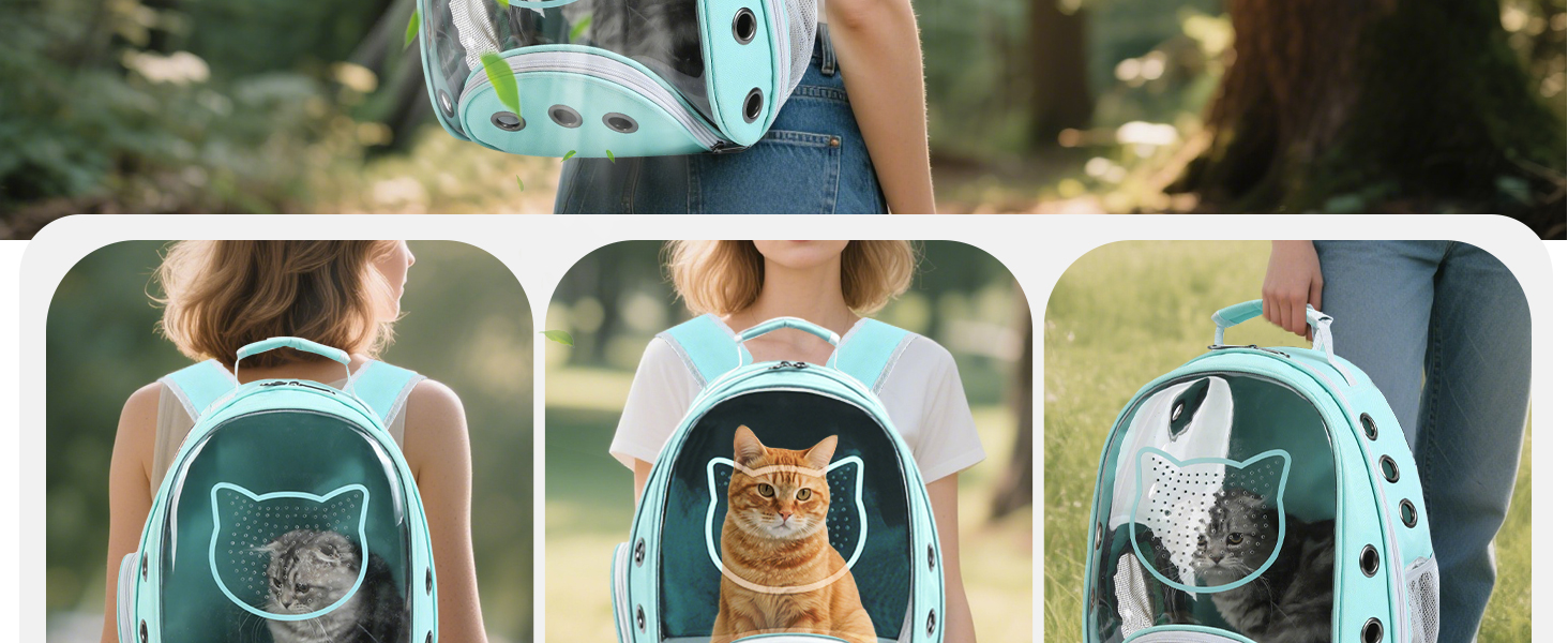 Рюкзак для котів та маленьких собак PETCUTE, рожевий, до 6 кг, знімний килимок, прозоре вікно, для подорожей