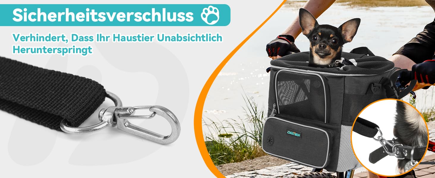 Корзина для собак на велосипед до 3 кг, з кріпленням Φ53 мм, рюкзак-сумка на плече, автокрісло з дихаючою сіткою, водонепроникне сидіння для маленьких собак