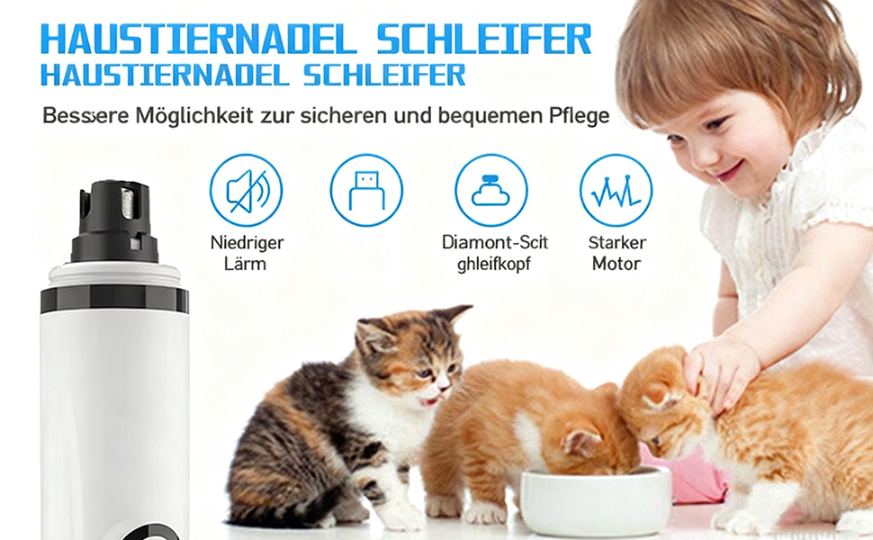 Професійний триммер для собак Ortho Trimmer Pro - безпечне підрізання кігтів без вібрації (основний блок + 2 насадки)