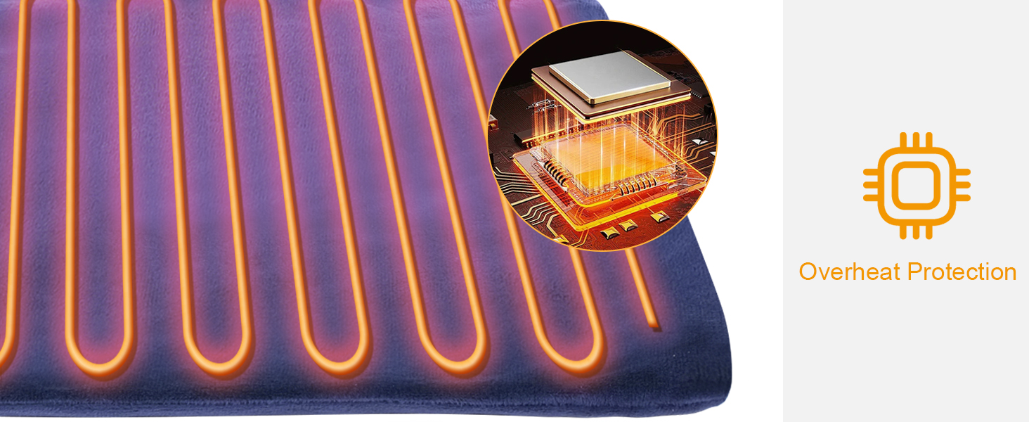 Електричний нагрівальний килимок для собак та котів RIOGOO, 55x45 см, з автовимкненням