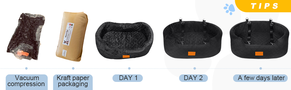 Автоматичний лежак для собак у машину, великий, сірий. З двома ременями безпеки, знімний та миючий. Підходить для великих та середніх собак, або 2 маленьких.