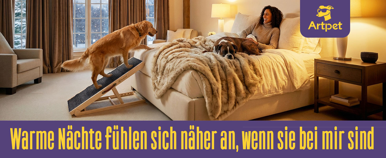 Рампа для собак Extra Lange, 190 см: стабільна авторампа для великих собак, для SUV, комбі та автодому, до 90 кг