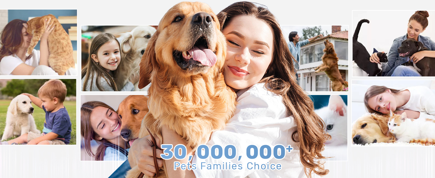 Набір для догляду за тваринами KACNON: шерстьосав'ювач та пилосос 3.3L, 13kPa. Безшумна машинка для стрижки собак та котів. Електрична щітка для тварин. Білий колір