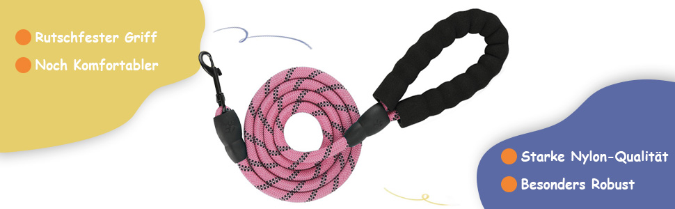 Шлейка для собак середнього розміру FURRYFECTION, анти-виривання, зручна, регульована, з шнуром (Plaid Rosa, M)