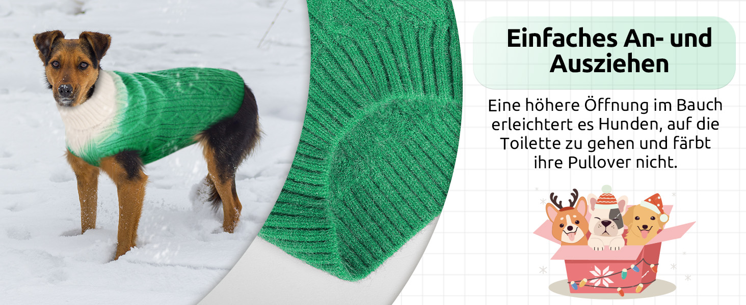 Пуловер для собак CITE TOILE, теплий зимовий, м'який, зручний, з високим коміром, для холодної погоди, градієнт кольору, для маленьких та середніх собак, фіолетовий, розмір S