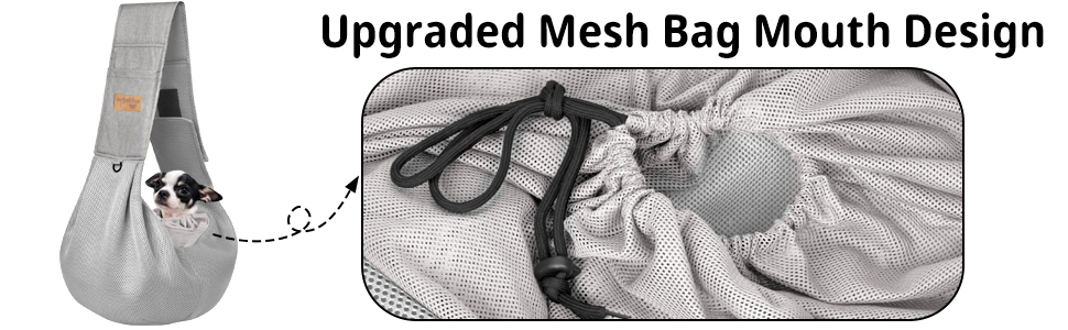 Сумка-переноска для собак Vrbabies, для маленьких собак та інших домашніх тварин до 5 кг, регульована, сітчаста, з клямками та застібками