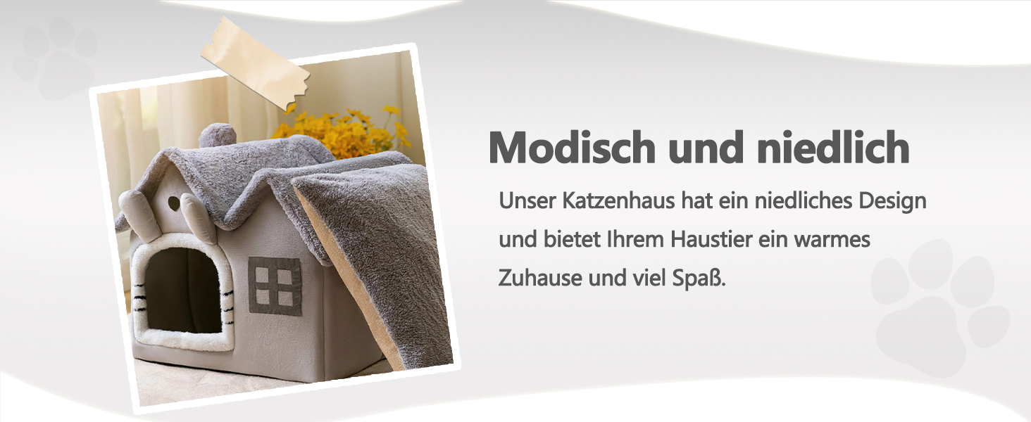 Кігтеточка-будиночок для котів Galatée, тепла та затишна, сіра, велика (L)