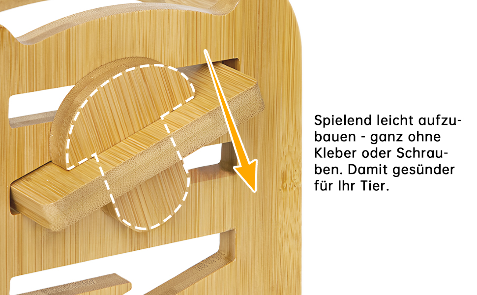Підвищена годівниця для собак DOKKOME: регульована висота, бамбуковий підставник, нержавіюча сталь, для маленьких собак та котів, захист суглобів