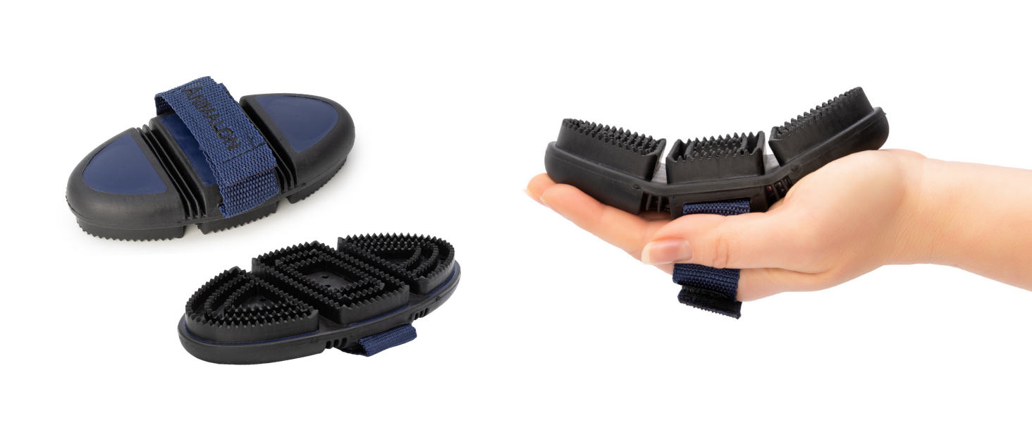 Штрикер Animalon Kurzhaar для собак: допомога при линянні, штрикер для короткошерстих собак, інноваційна щітка для дбайливого догляду за шерстю (маленький, блакитний)